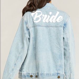 Show Me Your MuMu- Dover Denim Jacket ‘BRIDE’